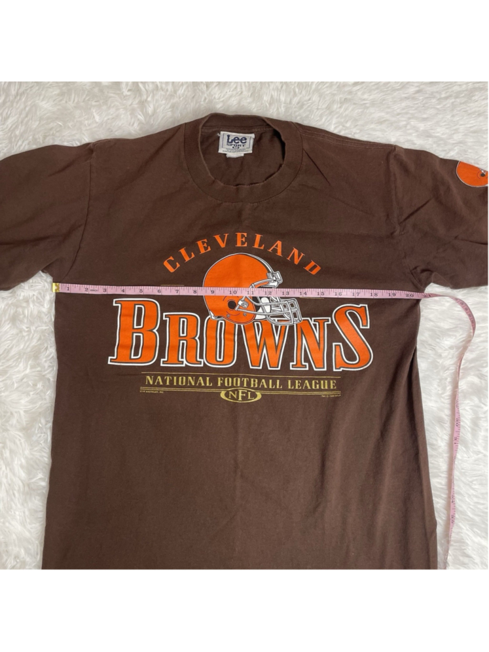 Vintage 90's NFL Cleveland Browns Sport Tee Shirt Logo Men's Medium - Picture 6 of 12